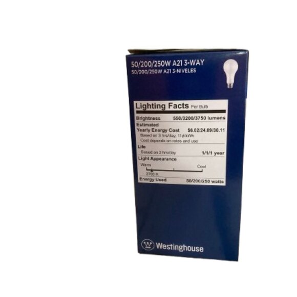 6 Westinghouse Incandescent Lightbulbs New in Box - Picture 3 of 7